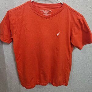 Orange Nautica Boy Shirt